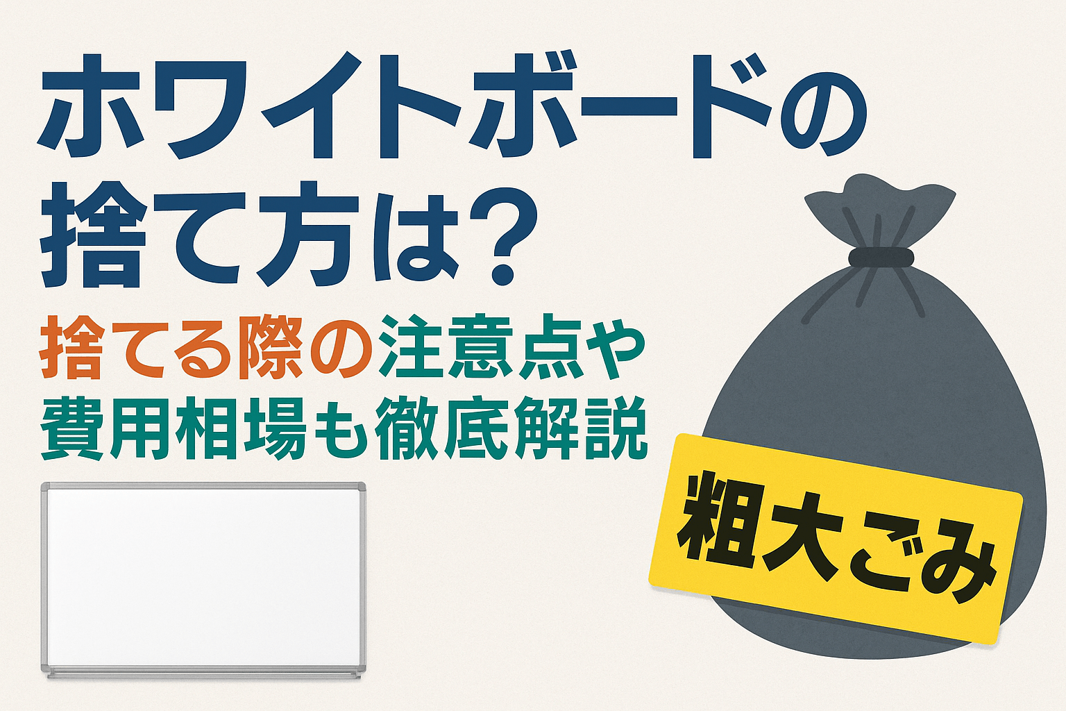 ホワイトボード 捨て方