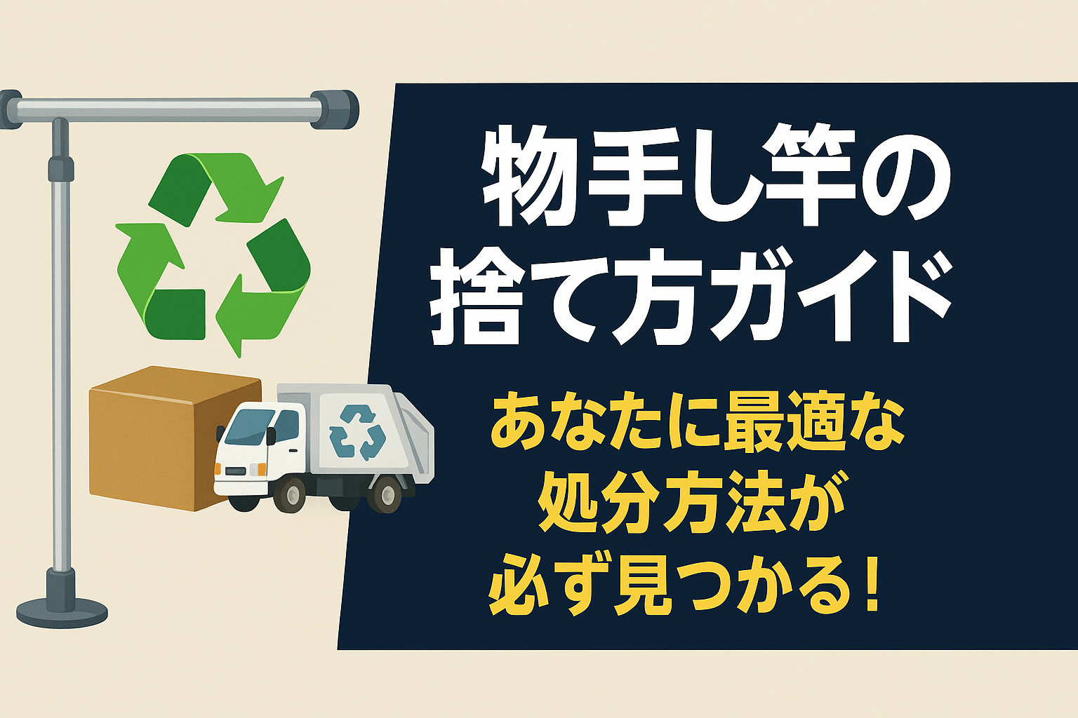 物干し竿の捨て方ガイド：あなたに最適な処分方法が必ず見つかる！