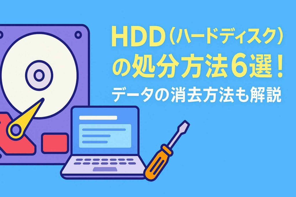 HDD（ハードディスク）の処分方法6選！データの消去方法も解説